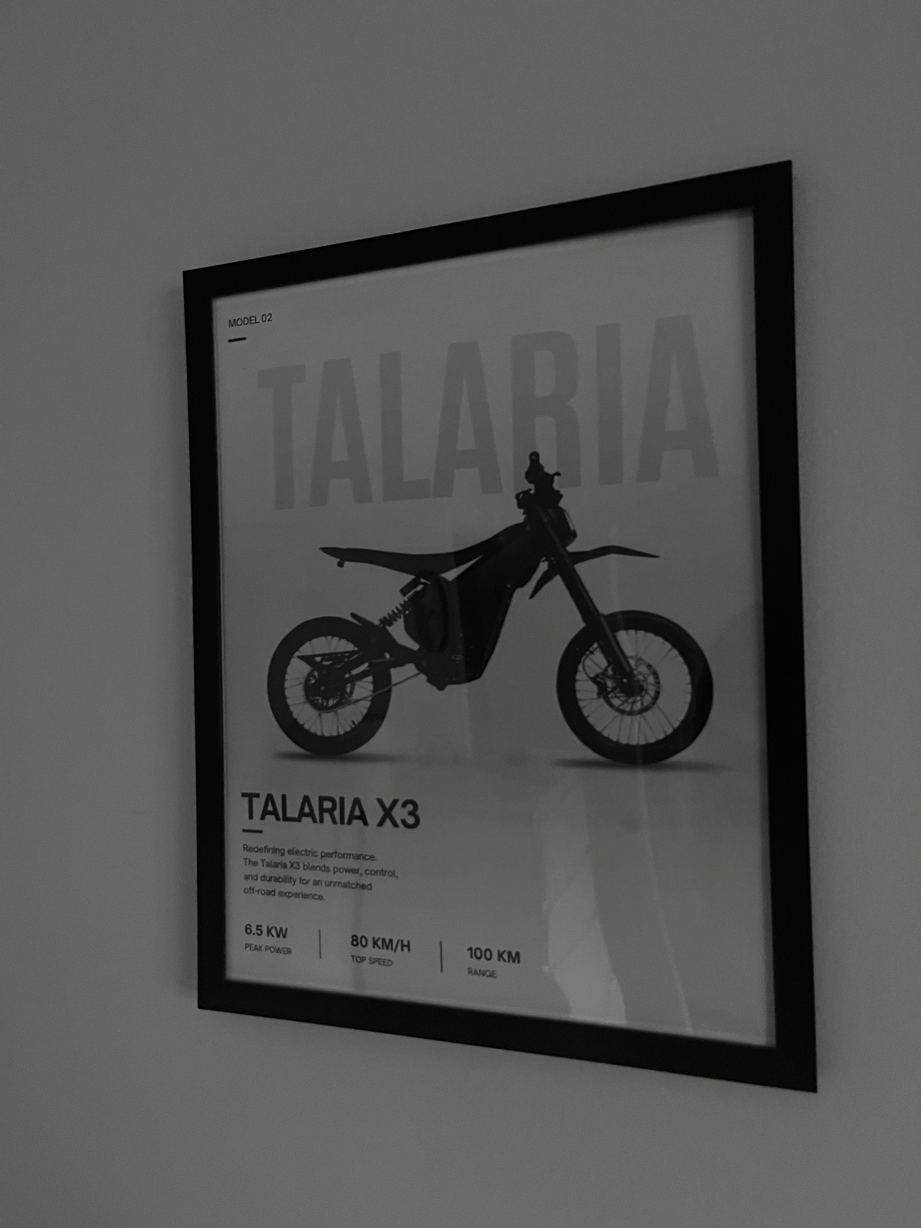 E-Bike Framed Poster Set — Surron, Eride Pro, Talaria