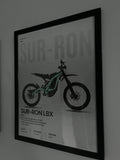 Surron E-Bike Framed Wall Art Poster