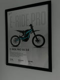 Eride Pro E-Bike Framed Wall Art Poster